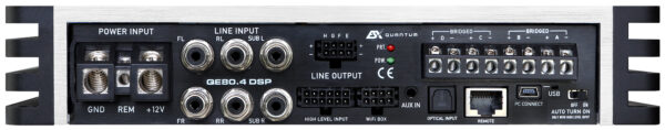 QE80.4 DSP 4-Kanal Class D Verstärker mit 8-Kanal DSP – Bild 3