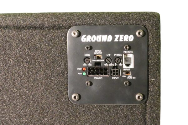 GZIW 200 Aktiv Subwoofer passend für VW T5, T6, T6.1 Bus Untersitz Subwoofer – Bild 5